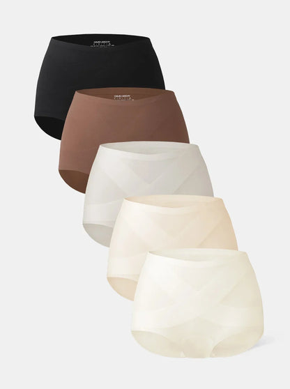 NARA Seamless — 5-Pack High-Waisted Briefs