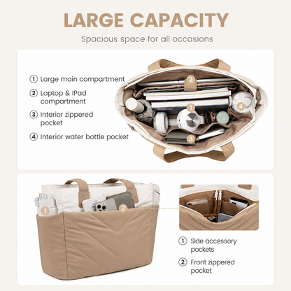 Quilted Tote Bag