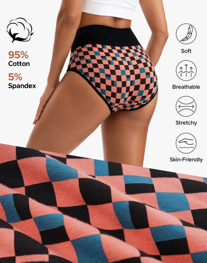 Women's High Waisted Briefs 5-Pack