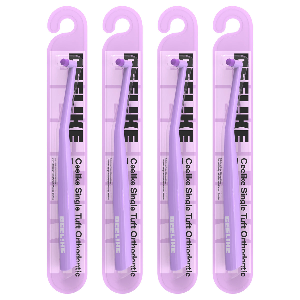 CEELIKE 0.12mm End Tuft Toothbrush | Braces & Detail Cleaning Brush