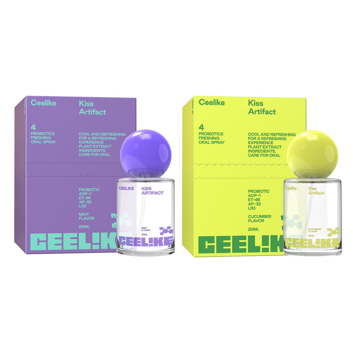 CEELIKE Oral Spray Duo – Fresh Breath Anytime, Anywhere