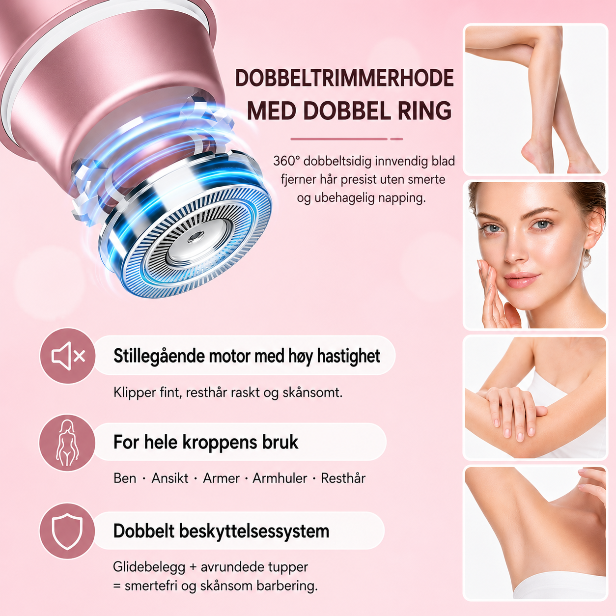 Glow G1 Pro 3 in 1 Portable Women Bikini Trimmer&Shaver