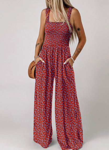 Wildflower Wide-Leg Jumpsuit