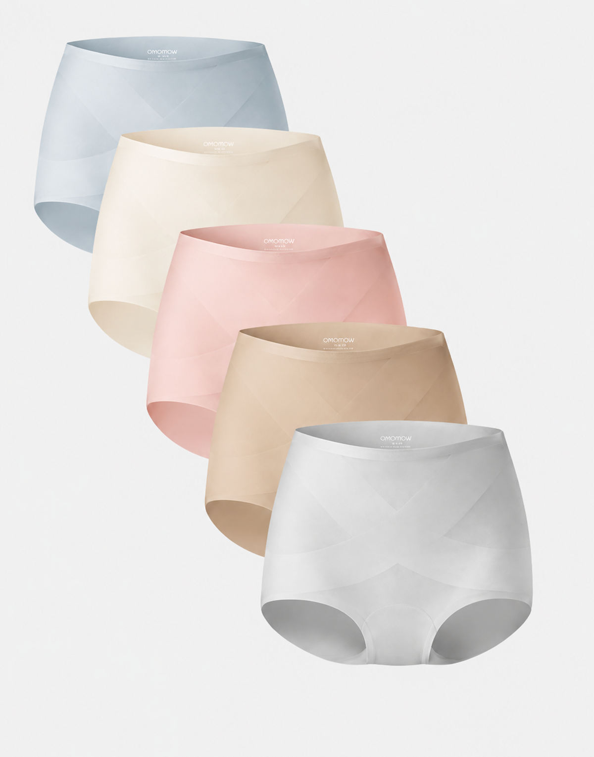 NARA Seamless — 5-Pack High-Waisted Briefs